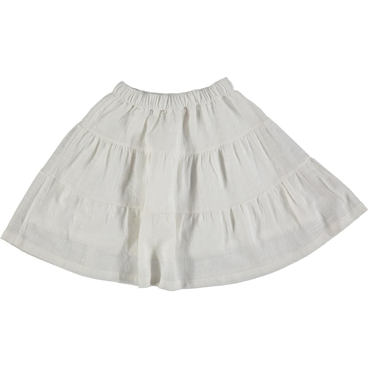 Vignette Raven White Skirt