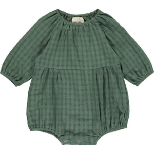 Vignette Dark Green Daisy Bubble