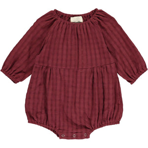 Vignette Daisy Burgundy Bubble