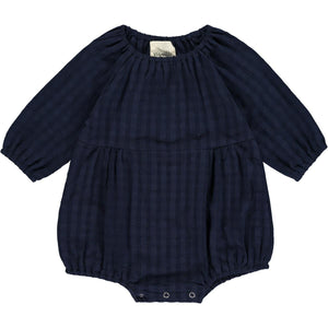 Vignette Daisy Navy Bubble