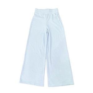 Baby Blue Hacci Wide Leg Pant