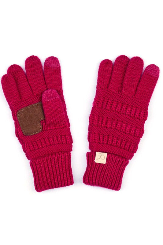 C.C Knit Gloves