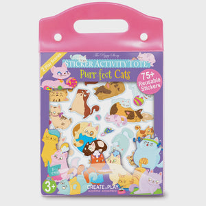 Purr-fect Cats Sticker Activity Tote