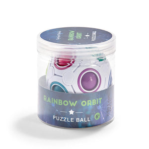 Rainbow Orbit Puzzle in Storage Container