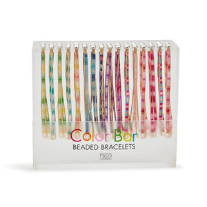 Ombre Color Bars Bead Bracelets