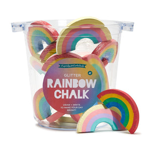 Glitter Rainbow Chalk