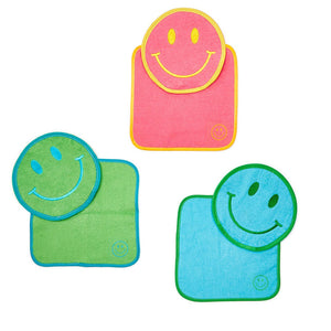 Happy Face Wash Cloth Set