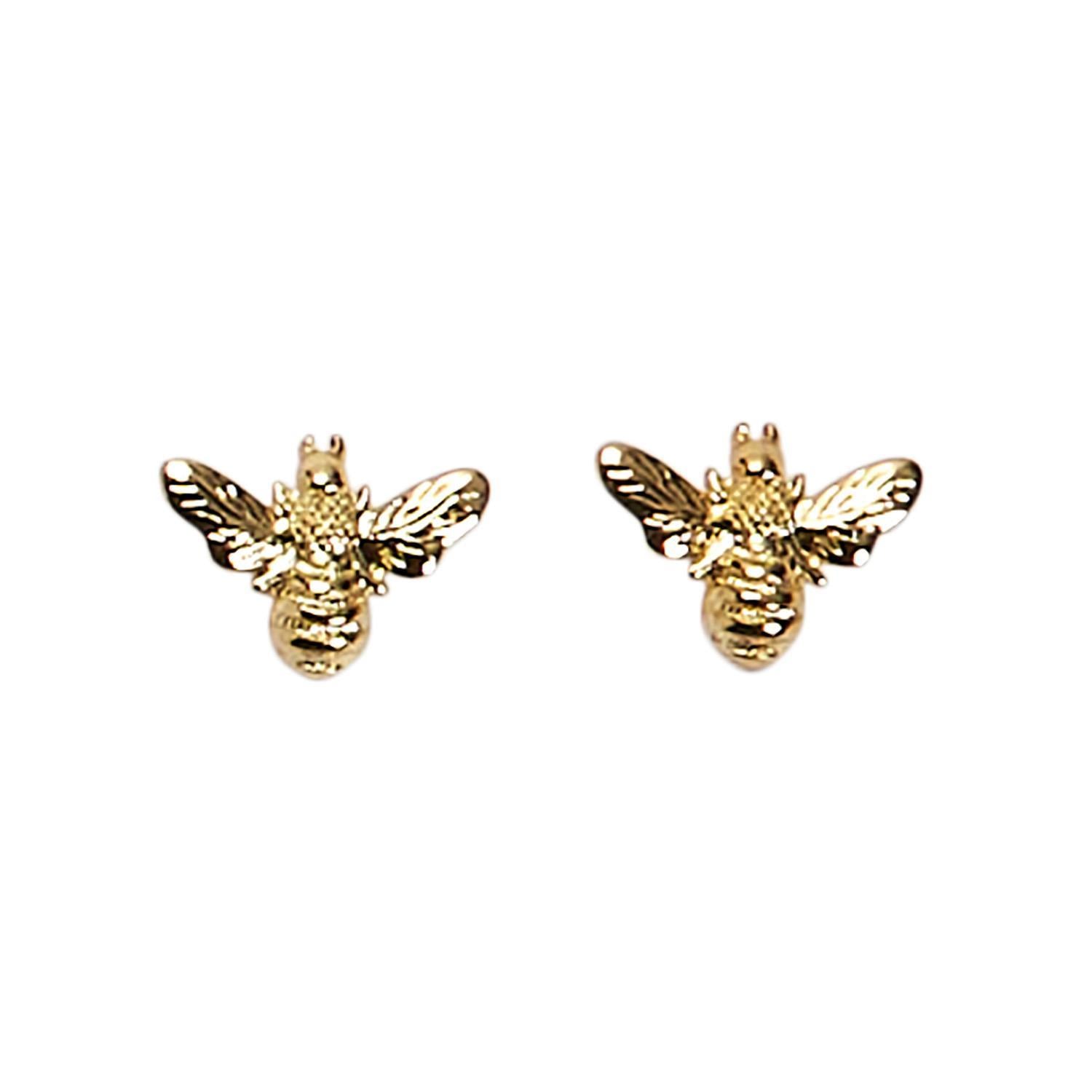 Golden Bee Earrings
