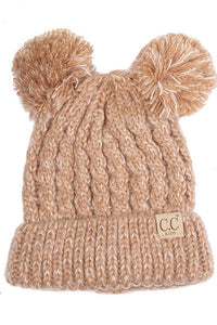 C.C Pom Pom Knit Beanie