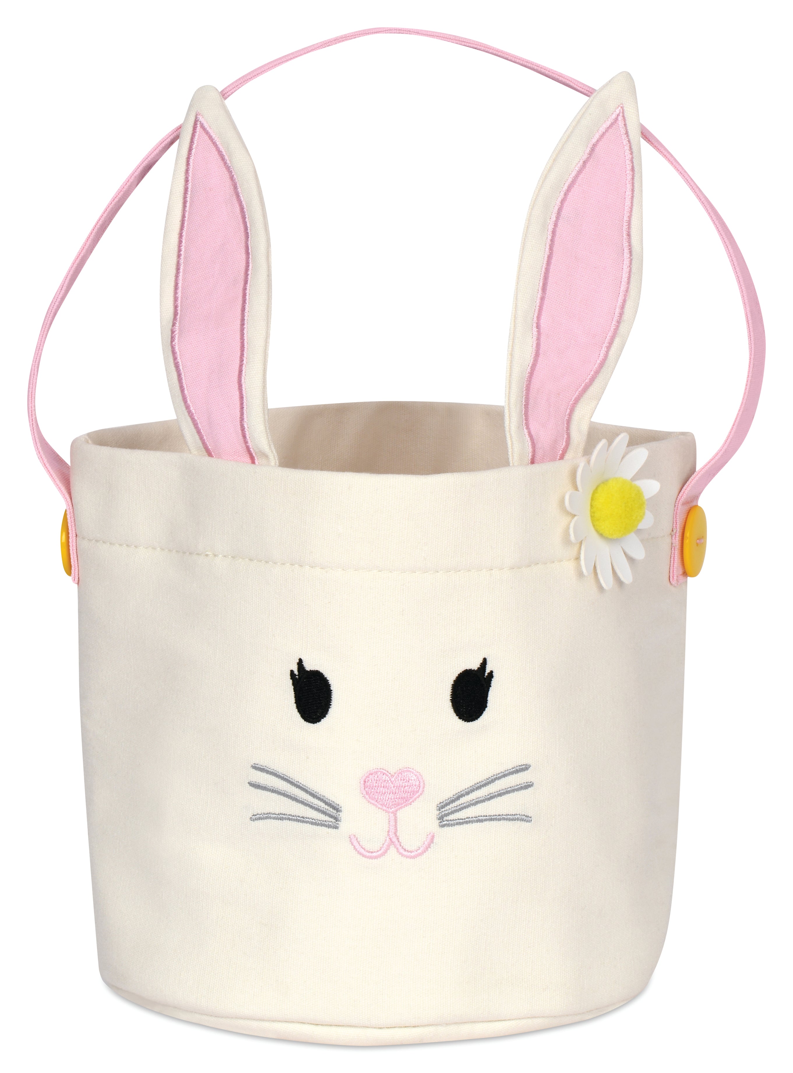 White Bunny Basket