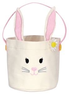 White Bunny Basket