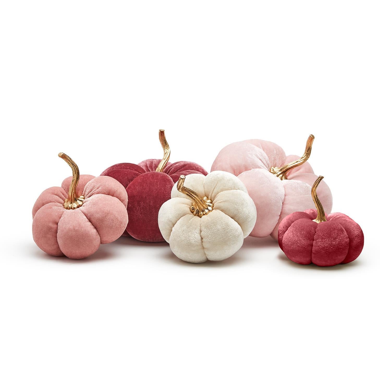Small Pink Hues Plush Pumpkin