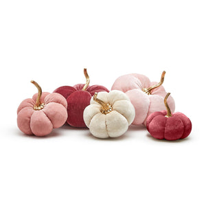 Small Pink Hues Plush Pumpkin
