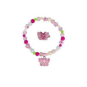 Butterfly Bracelet/Ring Set