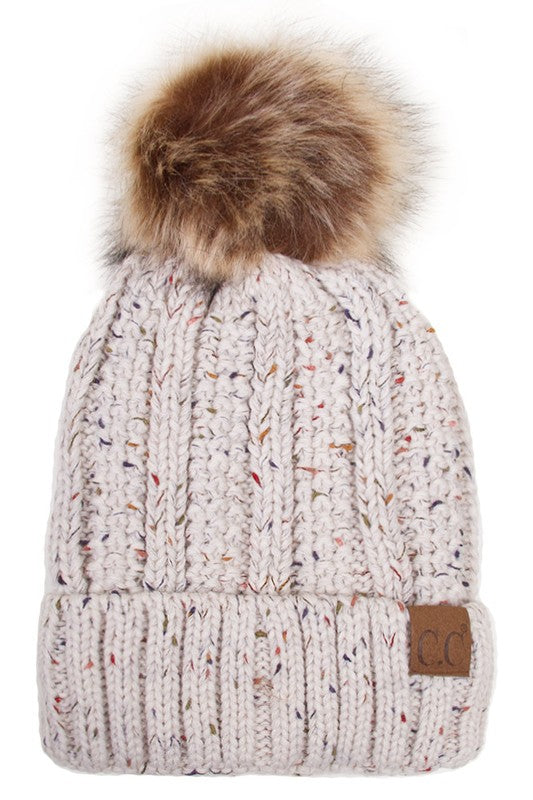 C.C Adult Confetti Fleece Beanie