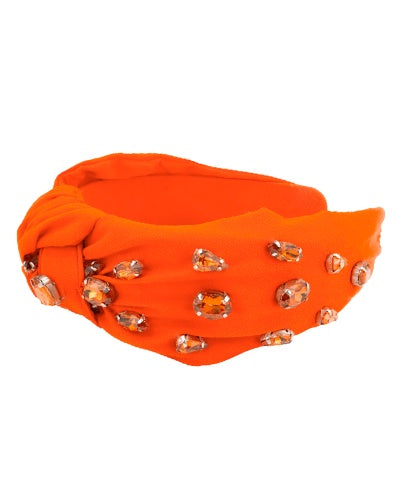Orange Jewel Headband