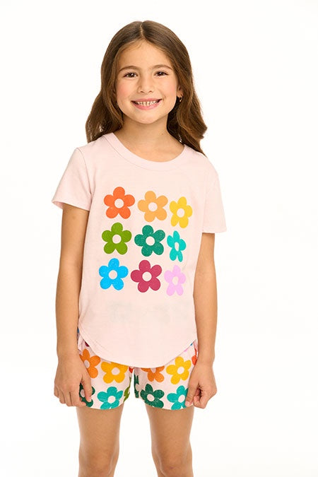 Chaser Rainbow Flowers Tee