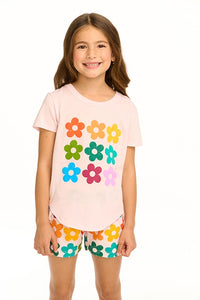 Chaser Rainbow Flowers Tee