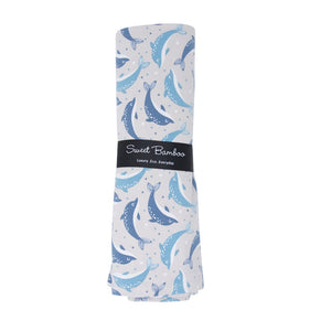 Sweet Bamboo Dolphins Swaddle