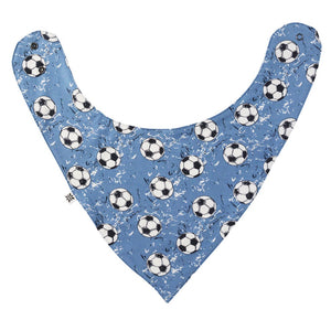 Sweet Bamboo Blue Soccer Bib
