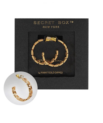 Pattern Round Hoops