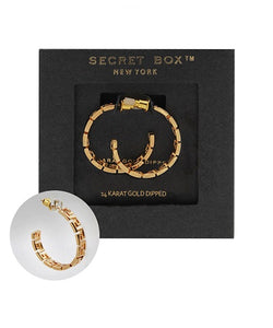Pattern Round Hoops