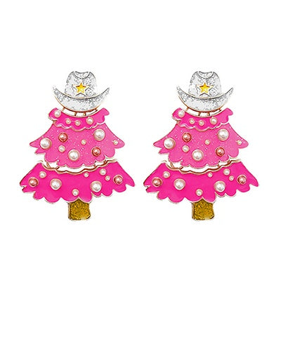 Western Christmas Earrings