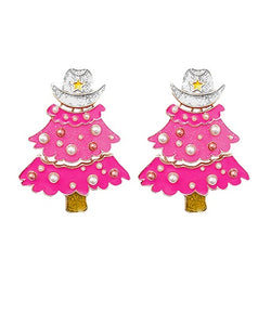 Western Christmas Earrings