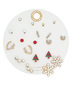Snowflake Stud Set