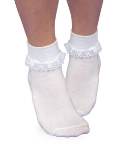 Jefferies Socks Lace Eyelet Socks