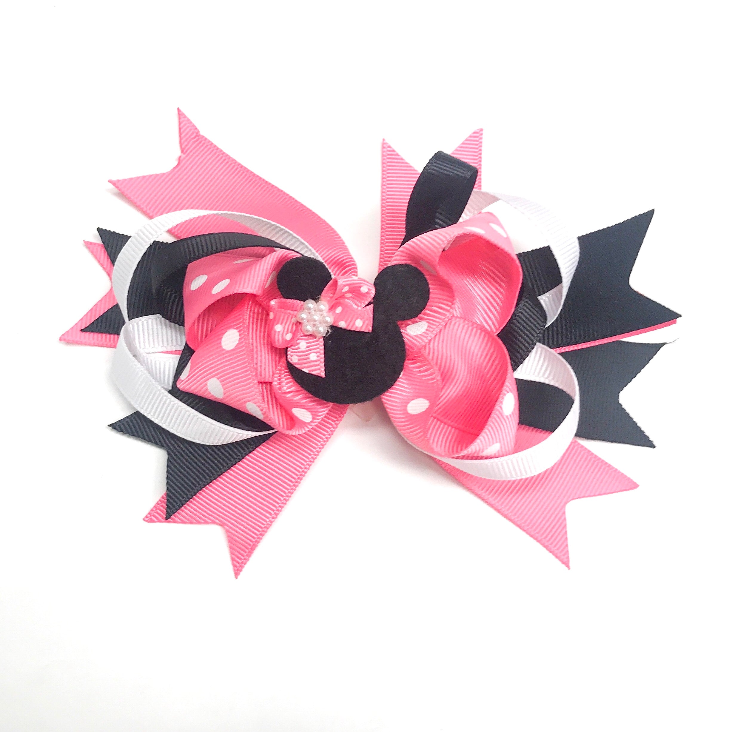 HS Minnie Mouse & Polka Dot Bow