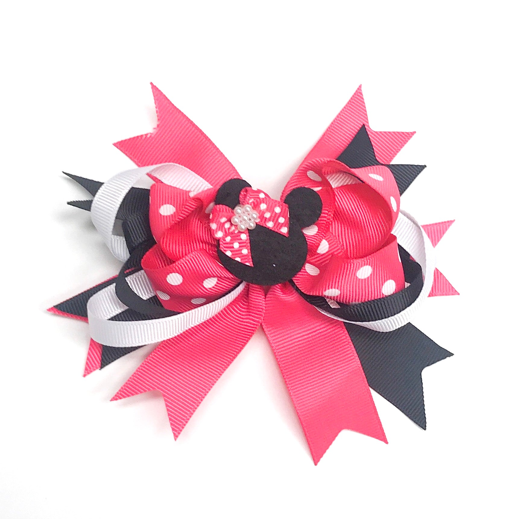 HS Minnie Mouse & Polka Dot Bow