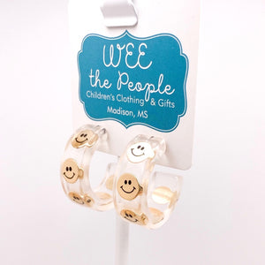 Multi Smile Resin Hoops