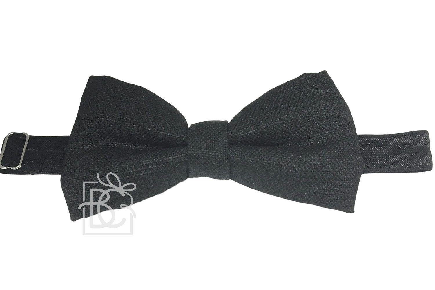 Beyond Creations Small Linen Bow Tie