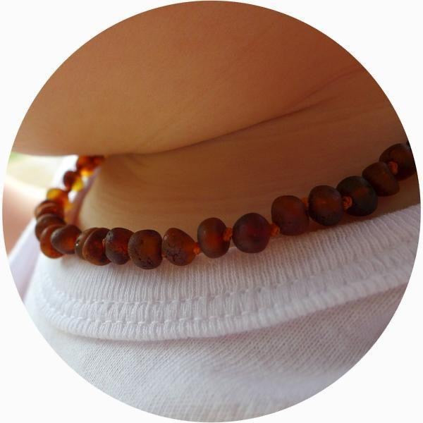 Slobber Beads Baby Amber Necklace