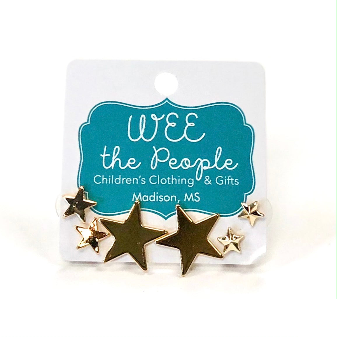 Stars & Moon Stud Set