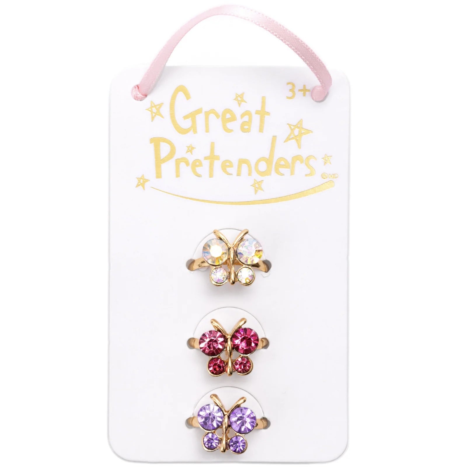 Butterfly Gem Ring Set