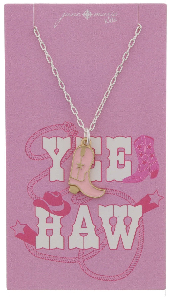 Cowgirl Boot Necklace