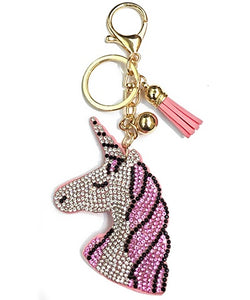 Unicorn & Tassel Key Chain