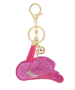 Pink Cowboy Hat Key Chain