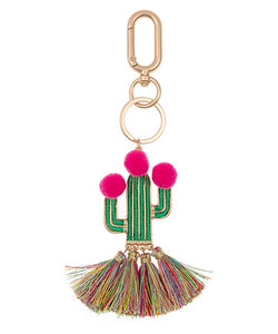 Cactus Tassel Keychain