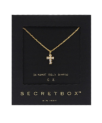 CZ Cross Necklace