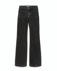 Tractr Black High Rise Pocket Flare