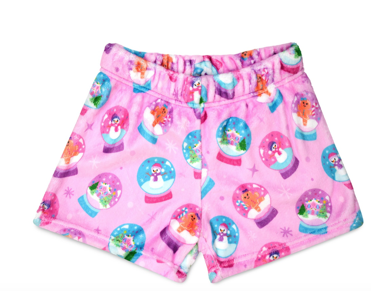 Winter Wonderland Plush PJ Shorts