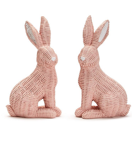 Basketweave Bunny Decor