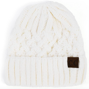 C.C Adult Lattice Pattern Beanie