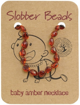 Slobber Beads Baby Amber Necklace