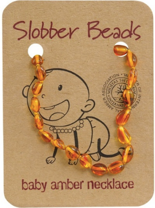 Slobber Beads Baby Amber Necklace