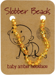 Slobber Beads Baby Amber Necklace