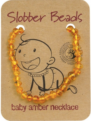 Slobber Beads Baby Amber Necklace